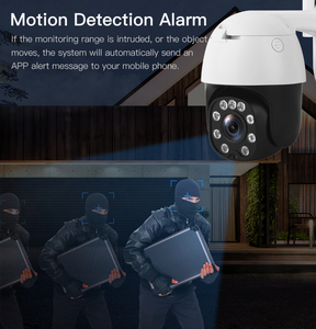 2MP 5X Optical Zoom PTZ ตรวจจับมนุษย์อัตโนมัติติดตามการรักษาความปลอดภัยกล้องวงจรปิด IP 4กรัม Wifi ซิมการ์ด5MP กล้อง - Product Image 4