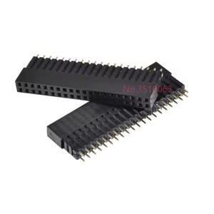 2*20 Three-layer heightened 2.54mm <strong>GPIO</strong> heightened female <strong>header</strong>, suitable for <strong>Raspberry</strong> <strong>Pi</strong> 3B 3B+ 4B