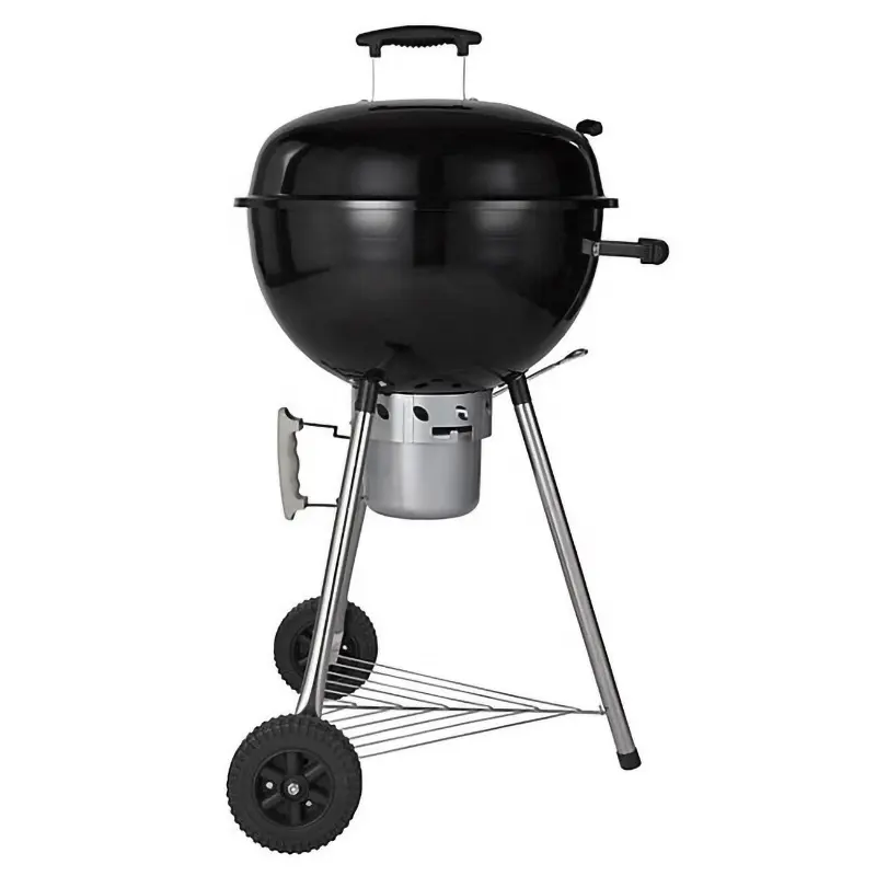 Chariot Style 22.5 pouces Barbecue bouilloire Barbecue gril à charbon pour Barbecue en plein air