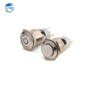 Interruptor de botón de metal impermeable LVBO, interruptor de luz led para computadora de arranque - Product Image 5