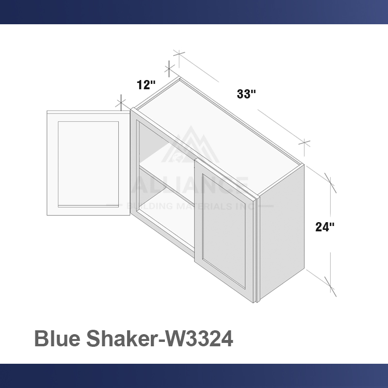 H Blue Shaker-W3324