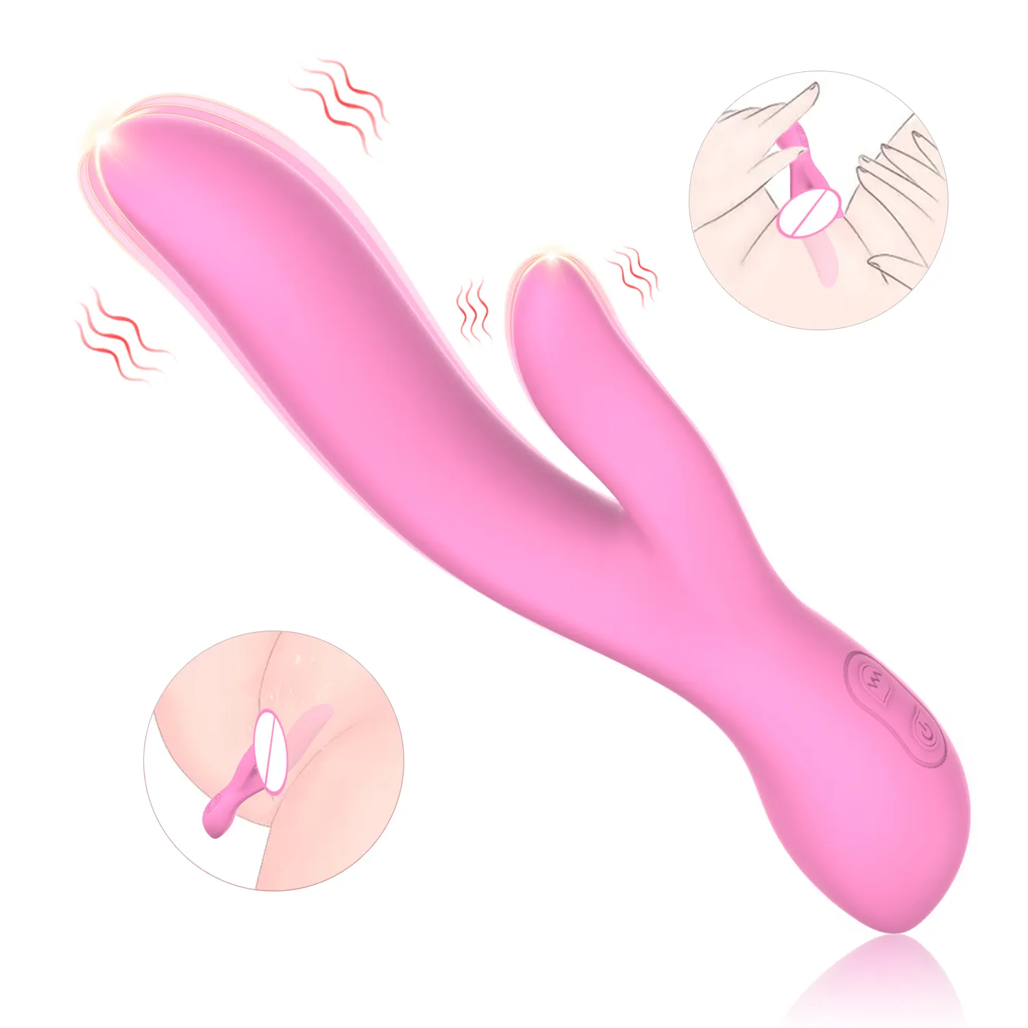 YLove all'ingrosso Silicone morbido coniglio vibratore G Spot vibrare Dildo forte Clit stimolatore massaggiatore clitoride vibratore