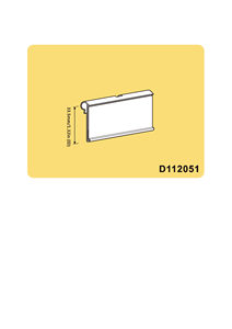 HZL Factory Flexible Custom Clear Plastic <strong>Display</strong> PVC Acrylic <strong>Display</strong> Shelf <strong>Scan</strong> Label Strip Card Holder Price Tag For <strong>Hooks</strong> - Product Image 4