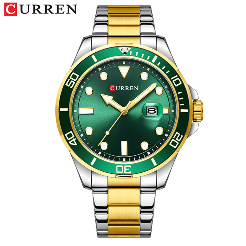Argent or - vert