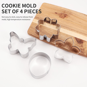 Hoa hình thép không gỉ Cookie cắt cho Baking & Pastry Diy Nhà Bếp nướng Biscuit khuôn cắt - Product Image 2