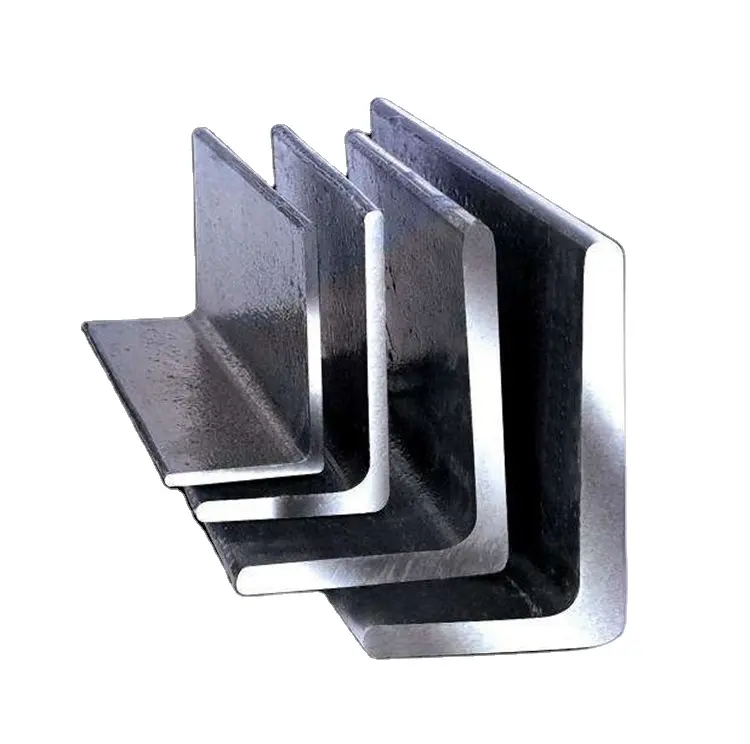 Угловая сталь ASTM a36 a53 Q235 Q345, углеродистая, равномерная угловая сталь, оцинкованный железный L-образный угловой стержень из мягкой стали