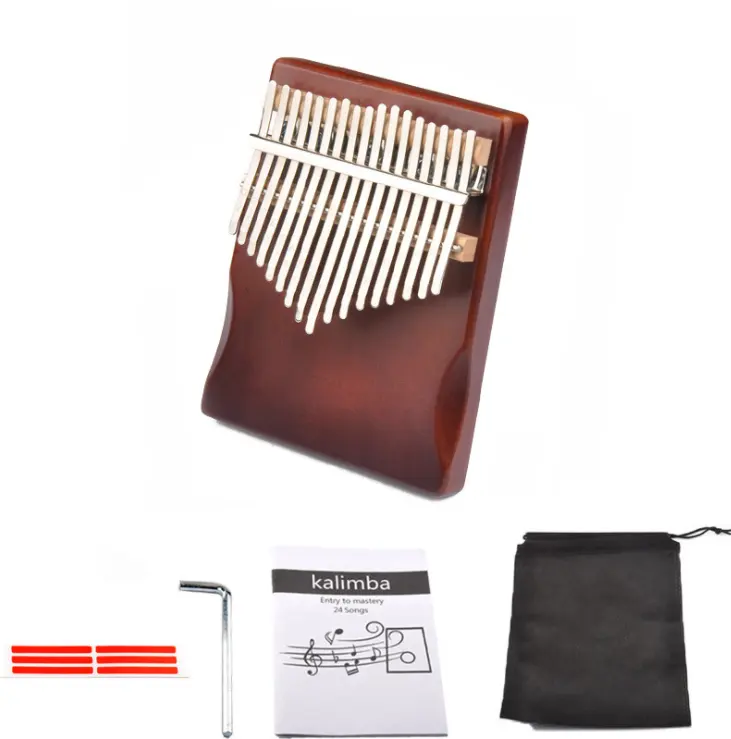 Jempol Piano Kalimba 17-Nada Pemula Portable Alat Musik Kalimba Jari Piano