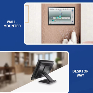 Panel TFT LCD de control industrial resistente IP65 de 15 pulgadas, monitor de pantalla táctil integrado para PC, pantalla LED DVI DC USB VGA - Product Image 4