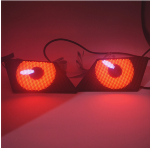 Popüler şeytan göz araba farı akıllı Led animasyonlu ekran gözler App kontrol RGB özelleştirilmiş şekil araba montaj modifikasyonu - Product Image 3