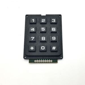 מודול מקלדת מטריצת מיקרו-בקר 3x4/4x4 12/<span class=keywords><strong>16</strong></span> מפתח IO הרחבת לוח מתג כפתור מגע ABS היקפי