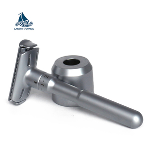 Adjustable Double Edge Safety <strong>Razor</strong> Allow Shavers to Select the Level of Blade <strong>Aggressiveness</strong> - Product Image 2