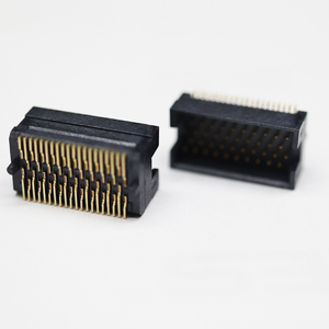 1.27mm高さ7.24mm 9.25mm 11.23mm位置20p200Pin位置決めポストコネクタ付き4列TOLCソケットボックスヘッダー - Product Image 4