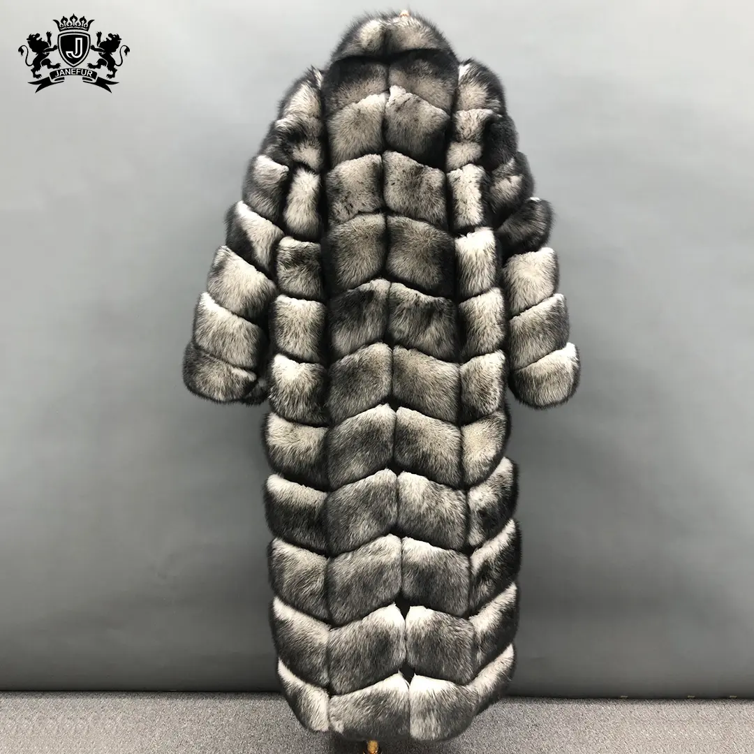 Manteau de fourrure de renard véritable pour homme, Long manteau d'hiver de haute qualité, mode Maxi, vente en gros nouvel arrivage