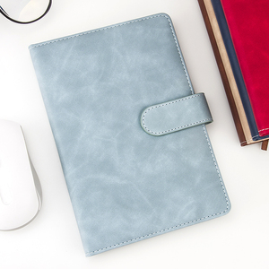 Professional Manufacturer Direct Sales A5 Leather Hard Cover Manual Ledger Official Data <strong>Notebook</strong> - Product Image 4