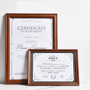 Solid Wood Business License Photo <strong>Frame</strong> A3A4 Certificate Mounting <strong>Frame</strong> Qualification Authorization License Display <strong>Frame</strong> - Product Image 1