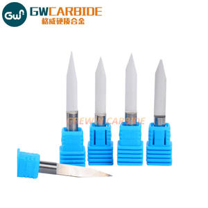 Gw Diamond <strong>PCD</strong> Tool Router Bit CNC End Mill Sets Diamond CNC End Mill Bits <strong>Cutter</strong> for Granite Stone - Product Image 3