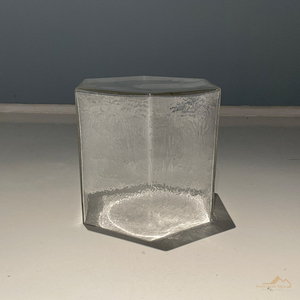 Factory Wholesale Empty Gradient <strong>Hexagonal</strong> Custom Glass Coffee <strong>Table</strong> for Living Room Home - Product Image 6