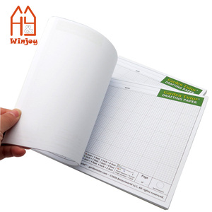 Almohadillas de escritura para oficina, papel blanco, 40 hojas con logotipo personalizado, barato, A4 - Product Image 1