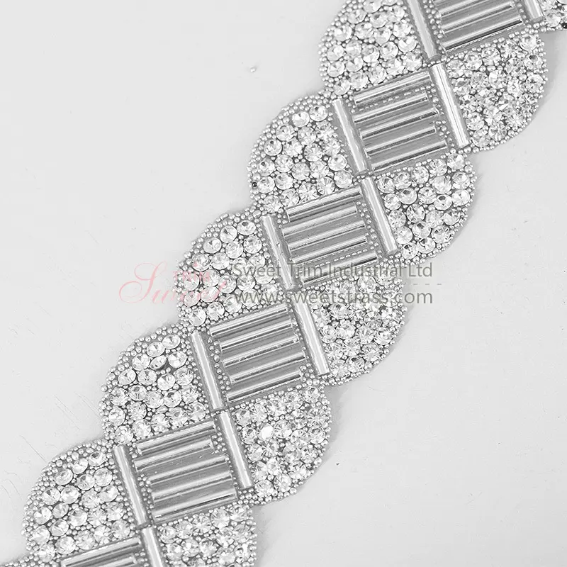 Rhinestone adesivo Diamond Ribbon auto adesivo cristal fita guarnição Applique para casamento carro casa decoração