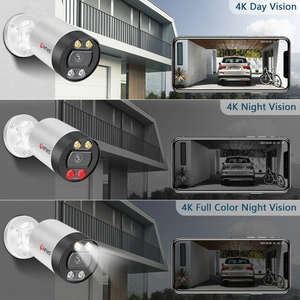 Kit de cámara IP POE 2K de 8 canales para exteriores, conjunto de NVR, red CCTV, monitoreo de video, sistema de cámara de seguridad para el hogar - Product Image 2