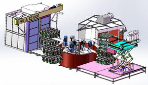 Mesin pembuat bola pikleball otomatis bersertifikasi USA dengan bantalan 120 "bahan PE setengah jam - Product Image 6