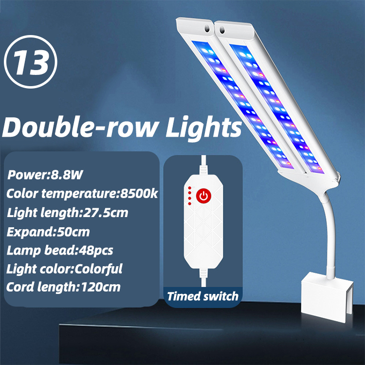 Lumières à double rangée (colorées) -8.8W
