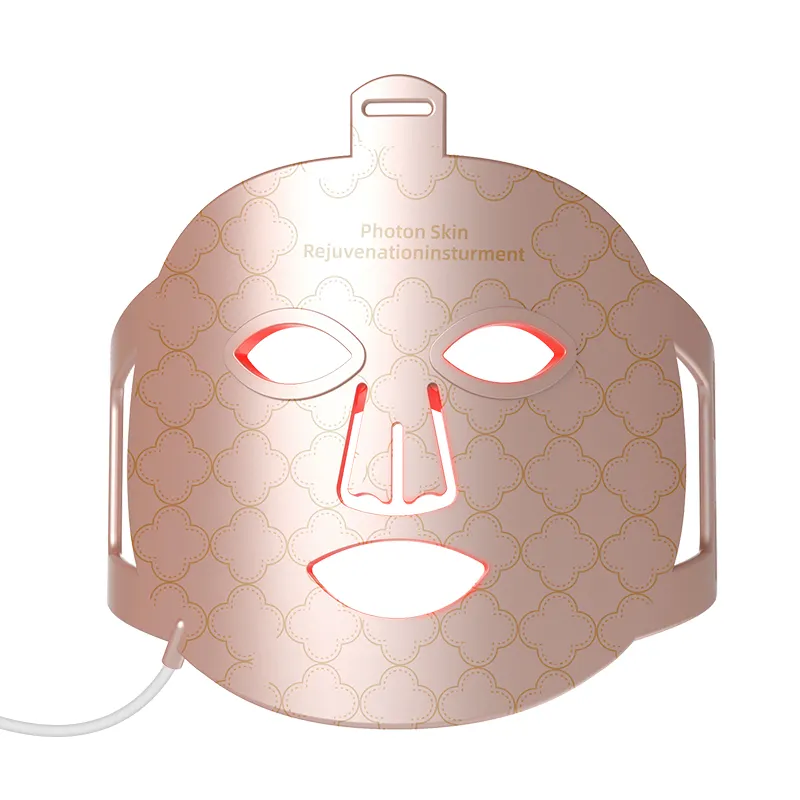 Luz infrarroja roja Cuidado de la piel PDT LED rojo terapia de luz facial máscara de belleza silicona LED máscara facial productos de belleza para mujeres
