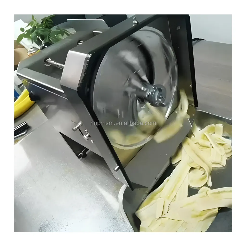 Trancheuse de pommes de terre de qualité européenne Trancheuse de mangue en acier inoxydable Trancheuse de chips de banane électrique