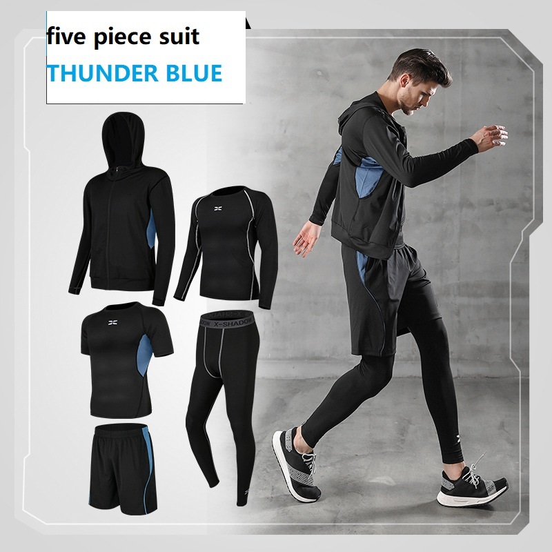 costume cinq pièces bleu tonnerre