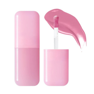 OEM/ODM özelleştirilebilir yerleşik taban metalik inci pembe Mineral sıvı allık yüz için özel etiket formülü - Product Image 1