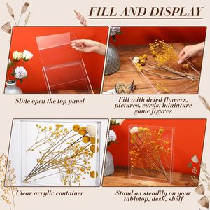 Tùy Chỉnh Hộp Bóng Tự Làm Khung Acrylic Bóng Hộp Hiển Thị Trường Hợp Rõ Ràng Acrylic Hiển Thị Trường Hợp Cho Valentine Ngày Đám Cưới - Product Image 5