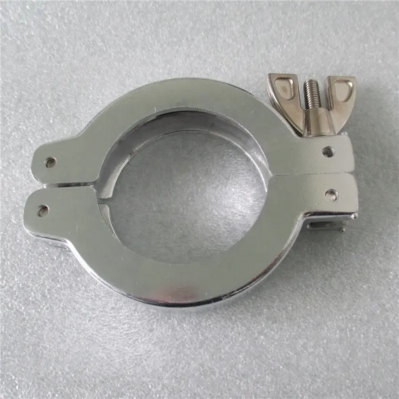 Braçadeira de alumínio a vácuo kf40, para sistema de tubulação de vácuo, braçadeiras enroladas, conexão rápida