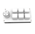 Blanc 6+1 bouton Filaire sans RGB