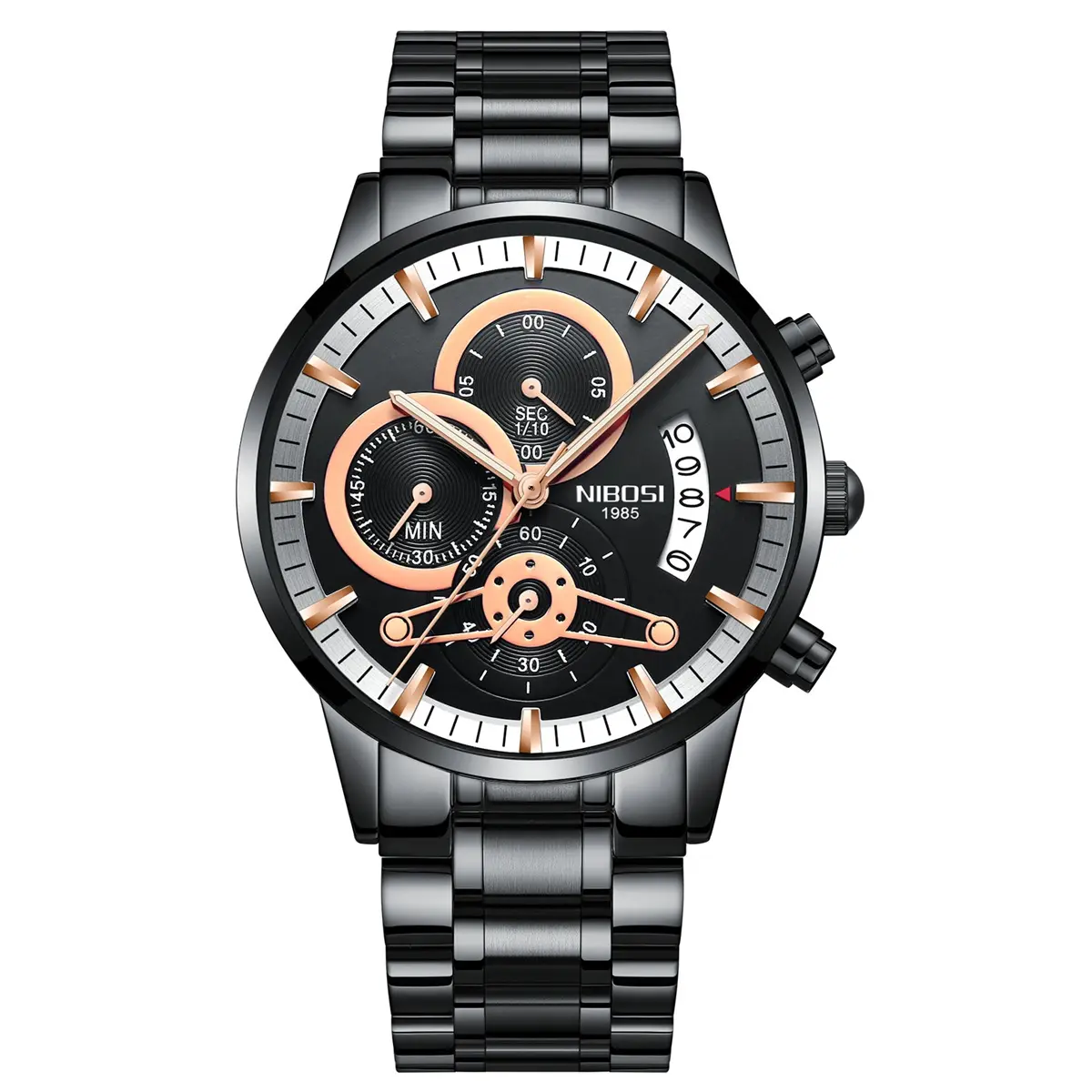 2309-1 Top Luxe Herensporthorloge Sportief Rond Design Quartz Horloge Voor Zakelijk En Cadeau