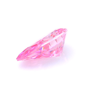 12x8MM 2.65CT armut kesim el yapımı yüksek kalite VVS fabrika ucuz fiyatlar gevşek pembe renkli mozanit taşlar takı yapımı için - Product Image 2