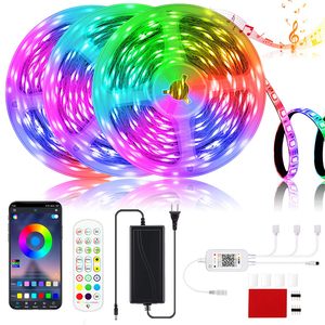 Baobiao OEM屋外5050DIYUSBスマートRGBLEDリジッドライトストリップ12V5VアプリコントロールカラーWiFi防水リモート付き