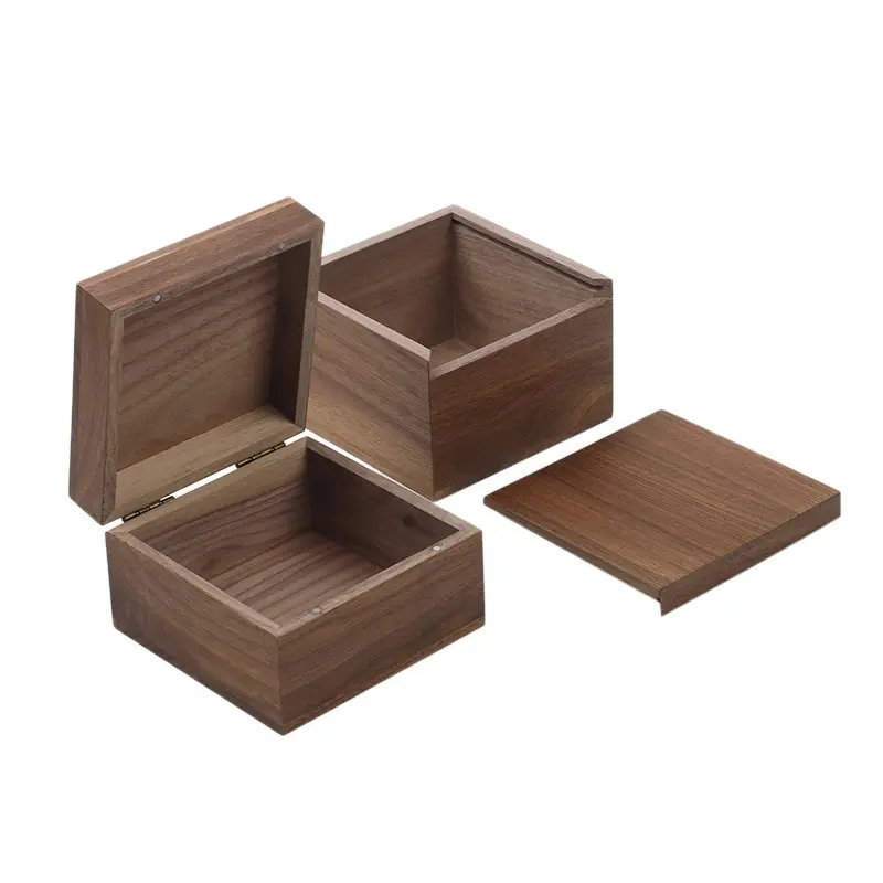 Scatola di imballaggio esterna con dimensioni Logo personalizzabili scatola di immagazzinaggio in legno bianco in legno massello prodotto in legno