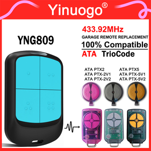 Yng809 với clip cho ATA ptx5 ptx5v2 cửa nhà để xe điều khiển từ xa 433.92MHz cán mã ATA PTX-5 PTX-5v1 ptx2 PTX-2v1 - Product Image 2