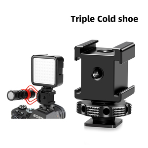 ฐานเสียบบูตแบบร้อนสามหัว1/4นิ้วสำหรับกล้อง DSLR - Product Image 2