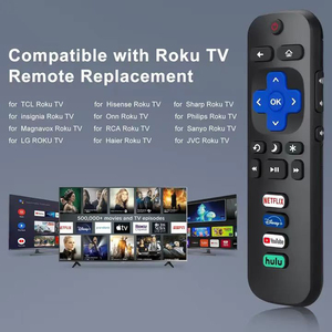 Fabrika toptan uzaktan üniversal uyumlu TV uzaktan kumanda aleti tüm Roku TV TCL Hisense keskin akıllı uzaktan kumanda NVTC için yedek - Product Image 5