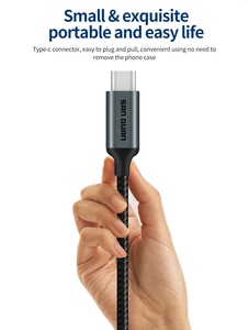 Toptan 60W tip C hızlı kablo naylon örgülü USB 3.0 USB C tipi kablo 3A hızlı şarj android telefon şarj kablosu - Product Image 4