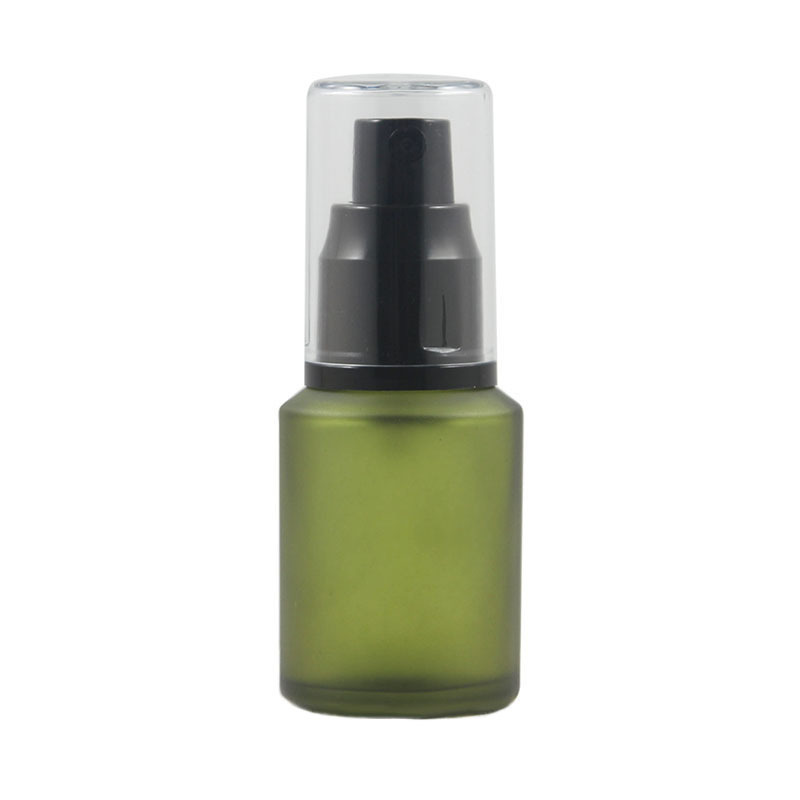 Frosted Olive Bottle Spray Pump