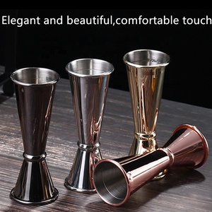 2oz/1oz Jigger mixbar Bar aracı paslanmaz çelik çift uçlu Jigger kokteyl çalkalayıcı aracı ölçme - Product Image 6