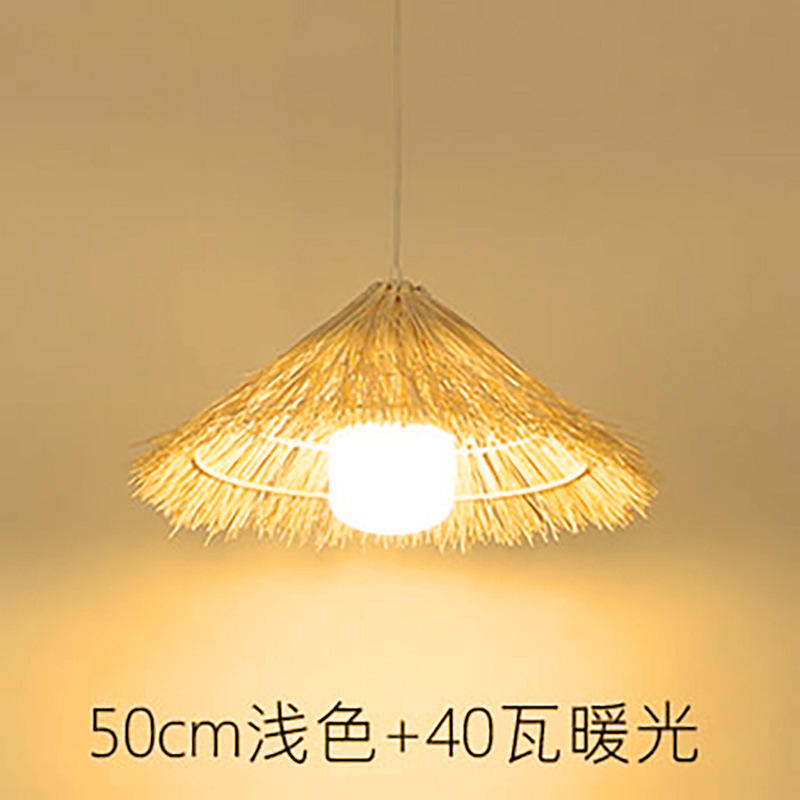 50 cm de couleur claire + lumière chaude 40 W