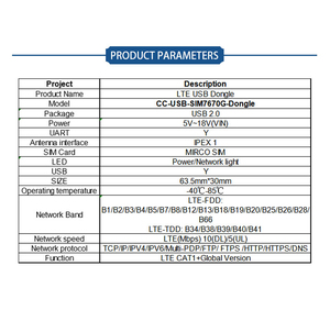 SIMCom SIM7670G Cat1 LTE 4G modulo di comunicazione Wireless cellulare A7670G A7670 moduli Wireless RF - Product Image 3
