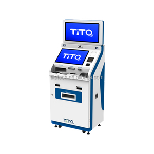 Máquina de Atm de doble pantalla táctil capacitiva, lector de tarjetas, escáner de código Qr, autoservicio, kiosco para el Estado - Product Image 5