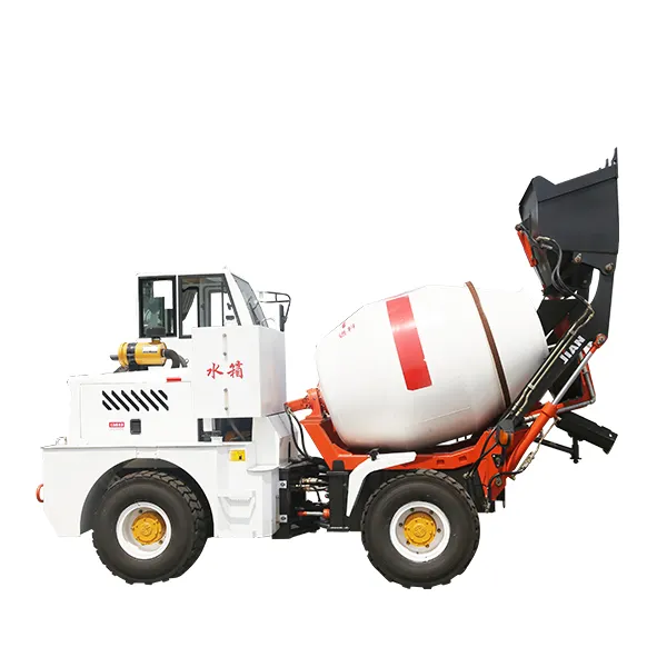 diesel portable truck concrete mixer 3 m3 with lift for sale