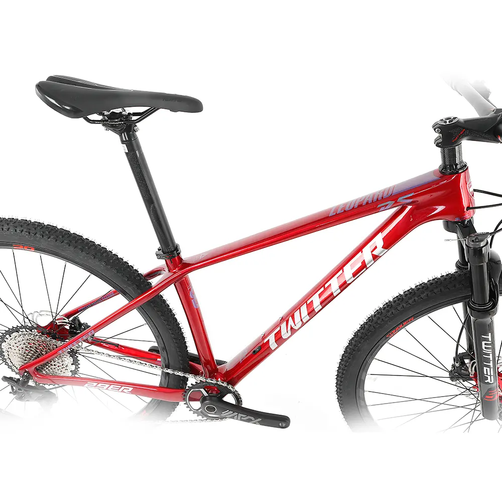 Twitter nuevo precio de fábrica LEOPARD pro freno de disco 12 velocidades aleación de aluminio bicicleta de montaña suspensión neumática 29er Bicicleta de Montaña Gigante