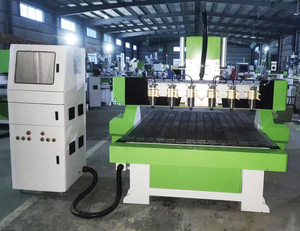 Enrutador CNC 3D de 4 ejes Velocidad rápida Cabezales múltiples Uso múltiple Máquina CNC de esculpir 3D Enrutador CNC de 3 ejes y 6 husillos - Product Image 5