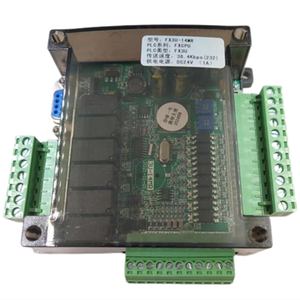 LE3U FX3U 14MR 6AD 2DA RS485 8 Entrada 6 Salida de relé 6 Entrada analógica 2 Salida analógica (0-10V) Controlador Plc RTC (Reloj en tiempo real)